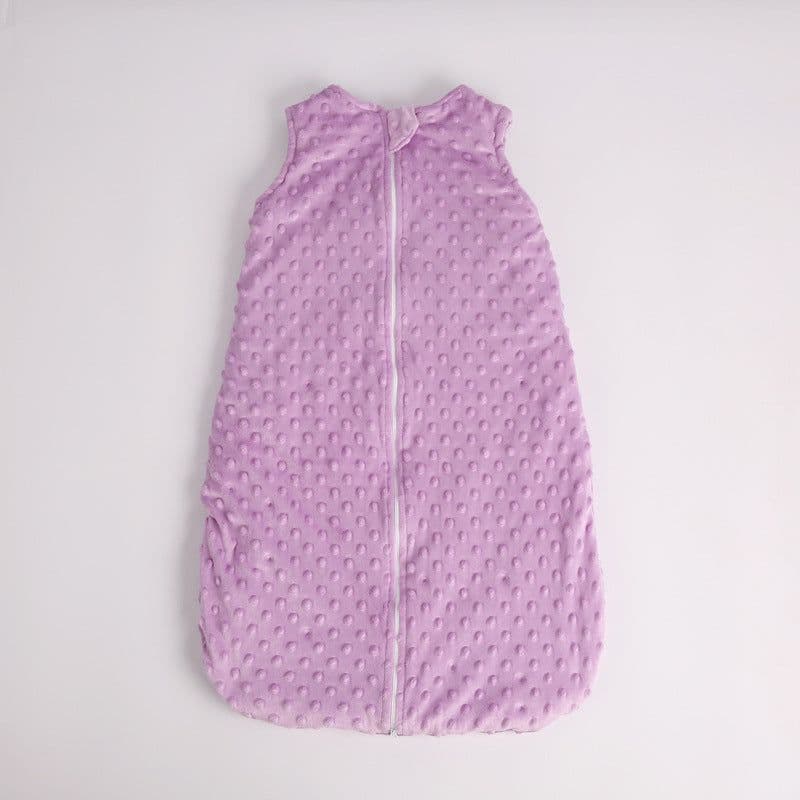 image-Momuz Autumn Winter Baby Fleece Sleeping Bag - Violet, Class A, 1-3 Years