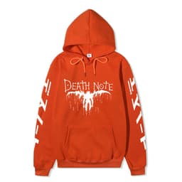 image-ZEoKcan Death Note Hoodie - Orange XXL