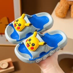 image-Hanzhai Children's Slippers - Sapphire Cartoon Animal