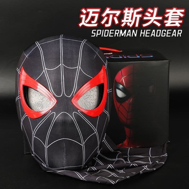 image-Spider-Man Hood - Movable Eyes - Red