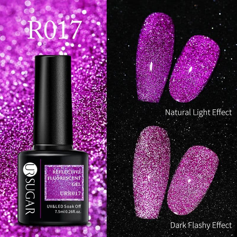 image-Fluorescent Reflective Manicure Gel - UR 2022 Phototherapy Jelly 7.5ml
