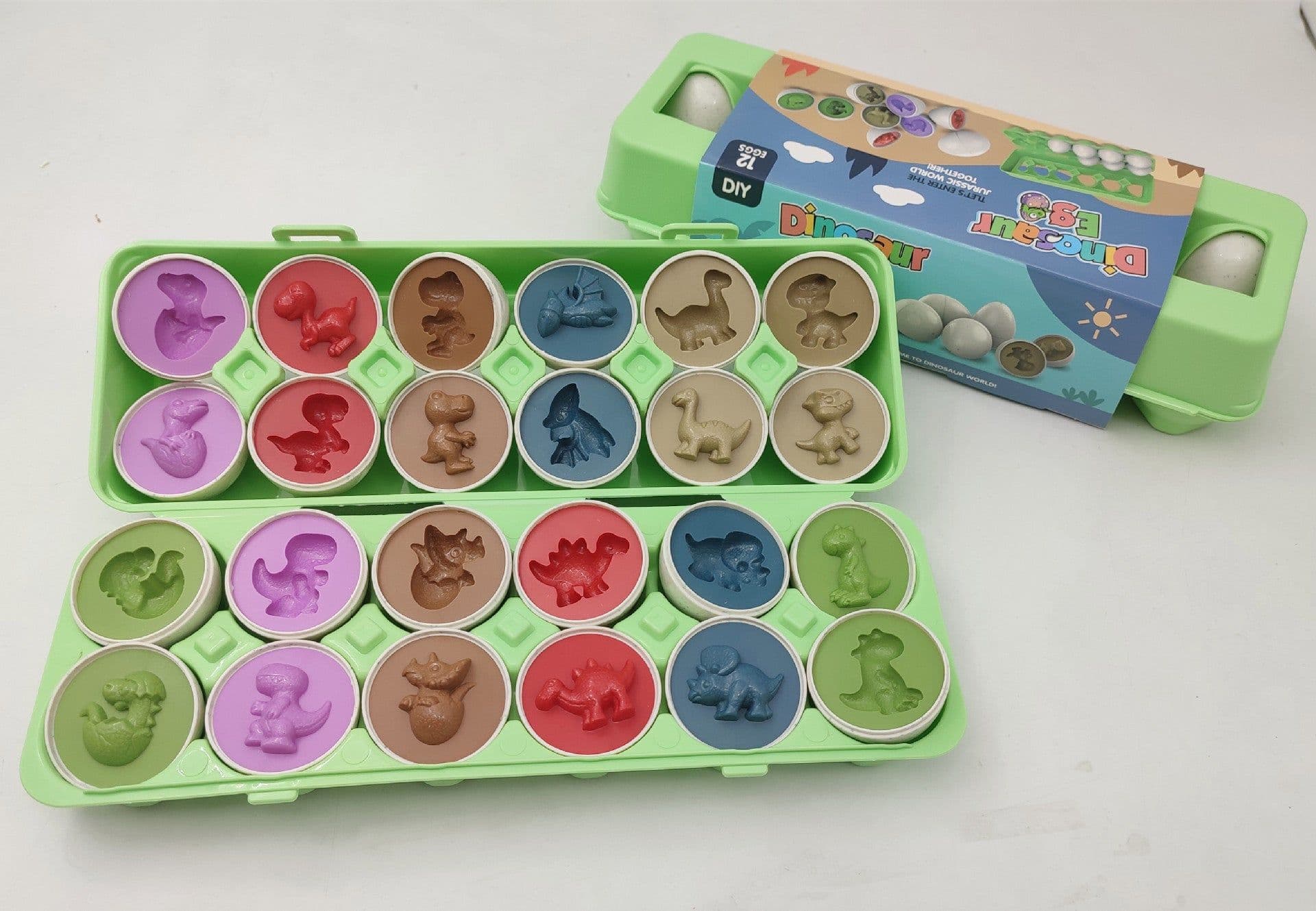 image-Cross-border special for smart egg pairing twisted egg recognition color children's educational early education assembled toy simulation egg box
