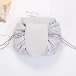 image-Rishang Cosmetic Bag - Navy Blue Flamingo Oxford