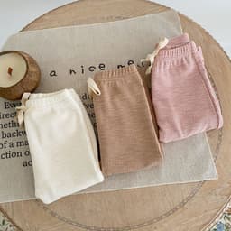 image-Engepapa Baby Trousers - Apricot Cotton 0-1Y