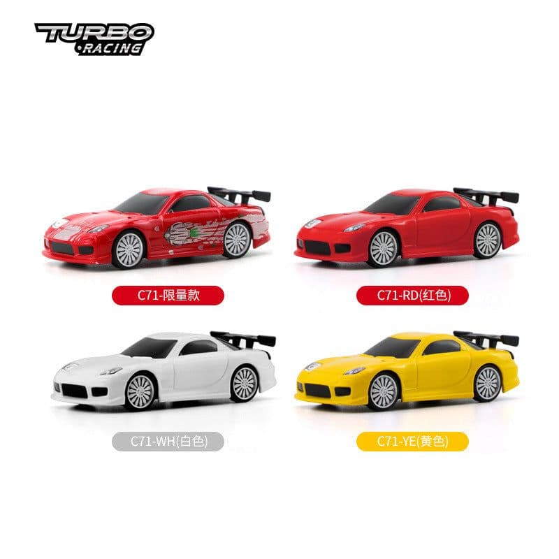 image-TURBO Racing 1:76 RC Sports Car - White