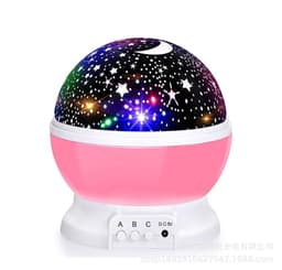 image-LED Starry Sky Projector Night Light - USB Rotating