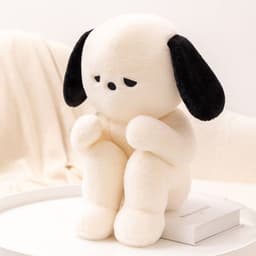 image-Super Soft 35cm Emo Puppy Plush Toy for Boys - Cute Gift