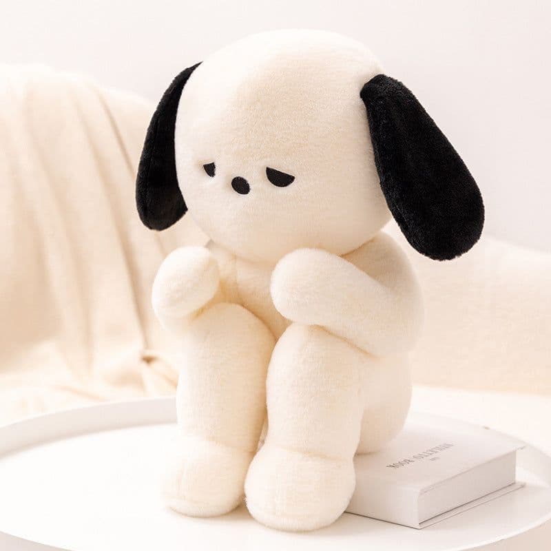 image-Super Soft 35cm Emo Puppy Plush Toy for Boys - Cute Gift