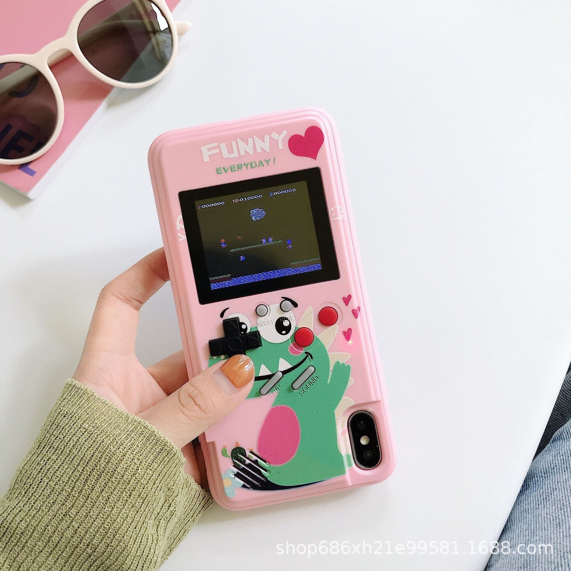 image-iPhone 13/14 Pro Max Game Case - Tetris - Color Screen - Apple 11/12 Mini