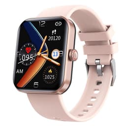 image-Smart Bracelet Heart Rate BP Monitor, Gold, Sports Gift, Blood Oxygen, Silica Gel