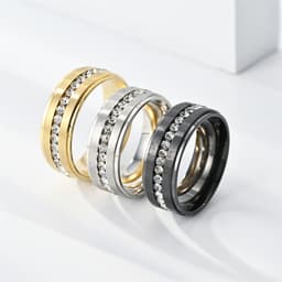 image-Teng Sui Ring - Stainless Steel 8MM Gold Size 13