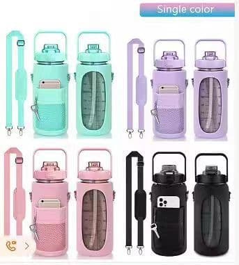 image-2000ml Bottle Protective Cover - Green Camouflage