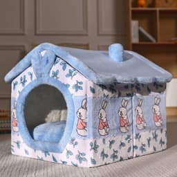 image-Dog kennel, winter warm dog house, universal for all seasons, small dog Teddy, removable and washable cat kennel, dog house, pet dog supplies