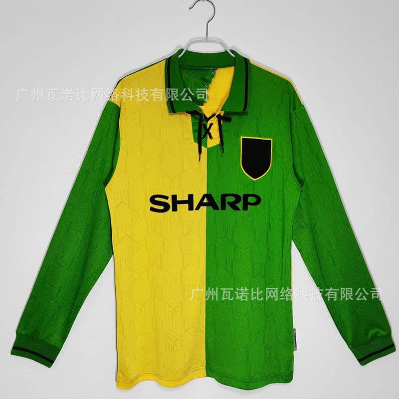 image-Football Jersey - Retro Home Away Long Sleeve Polyester