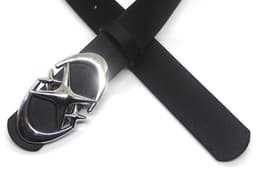 image-Alloy Belt - Double Moon Cross Star Buckle