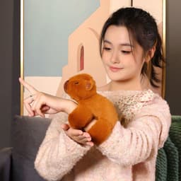 image-Meixuan Capybara Plush Bracelet Toy - 23cm Cute Gift for Kids