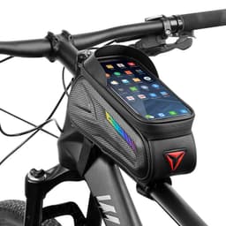 image-Hard Shell Bicycle Top Tube Bag - Waterproof 2.1L