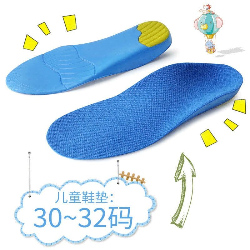 image-Children's Orthopedic Insoles - Blue Arch Support