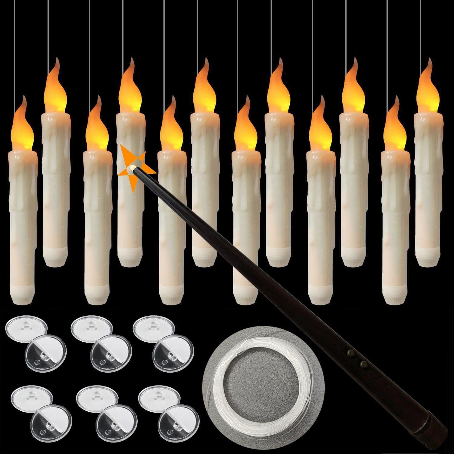 image-Harry Potter Magic Wand Remote Control Decorative Candle for Halloween Party