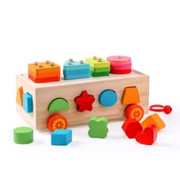image-Baby Wooden Educational Toys - Color Matching