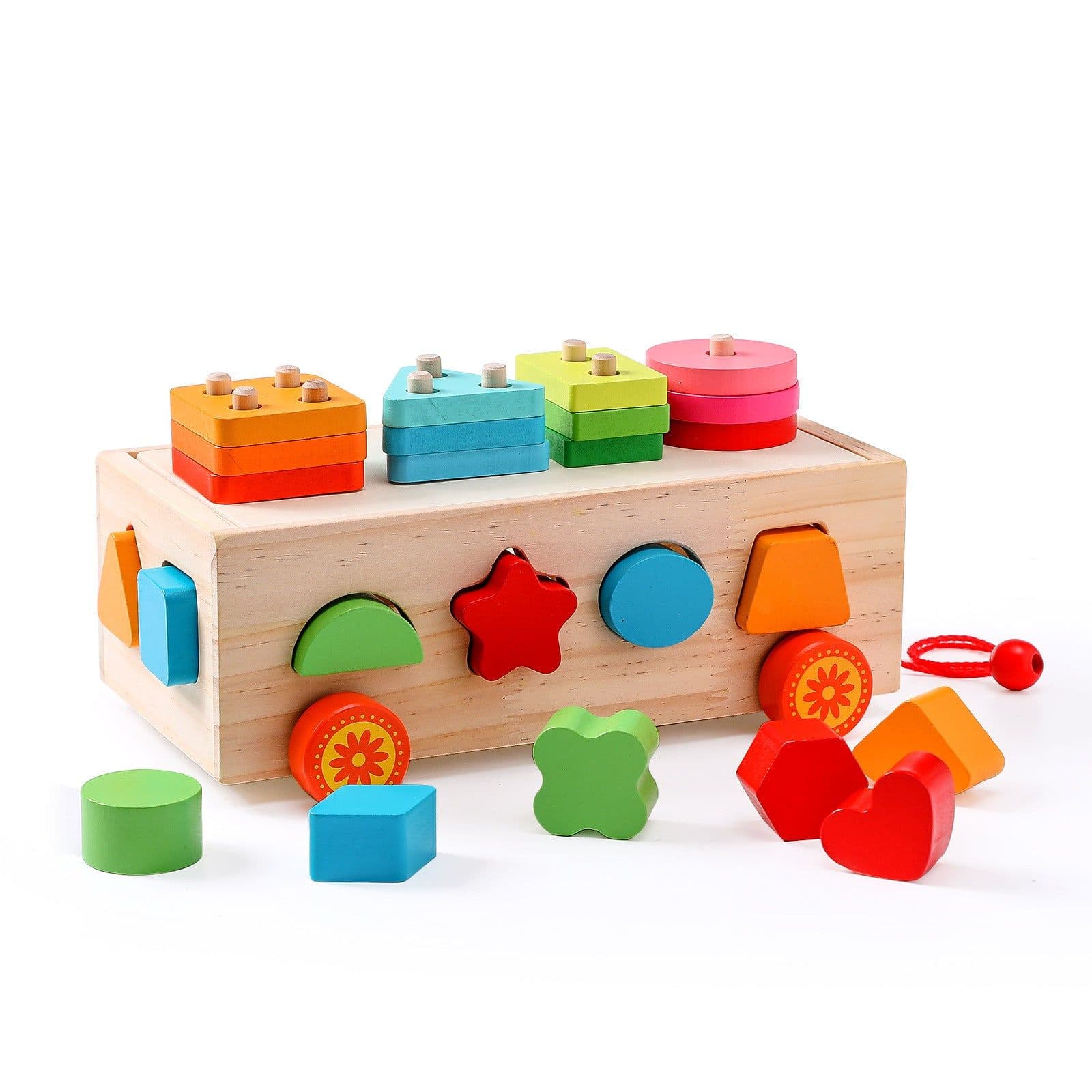 image-Baby Wooden Educational Toys - Color Matching