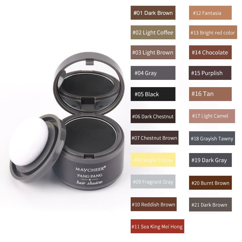 image-MAYCHEER Hairline Shadow Powder, Natural Color, 3 Years Shelf Life