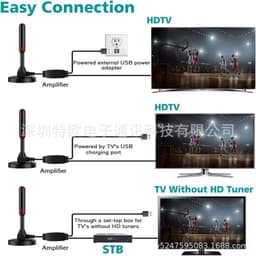 image-QIYUNTONG HDTV-104 Outdoor TV Antenna DVB-T2 29dB