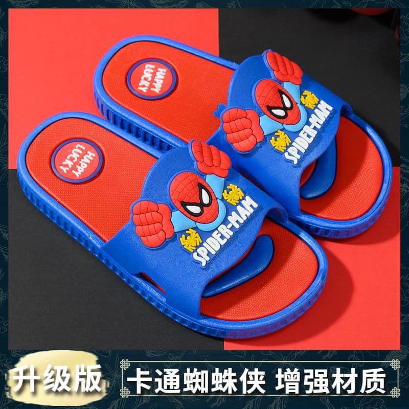 image-Kids Cartoon Slippers - Gray Spider-Man, Size 38-39, Summer 2023