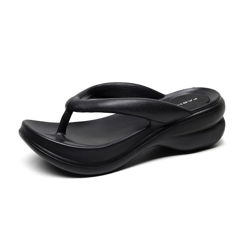image-EVA Flip Flops Women - Pink Herringbone Round Toe