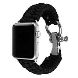image-Apple Watch 7 Nylon Braided Strap - Camouflage Black