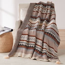 image-Meizuo Wool Blanket Bohemian Geometric 150x200cm