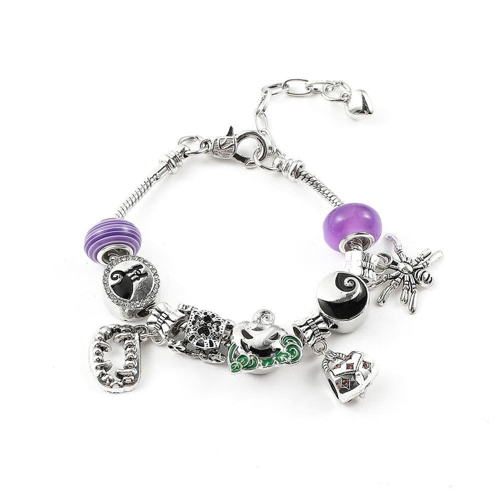 image-Bosu Halloween Bracelet - Pumpkin Spider Bat Ghost