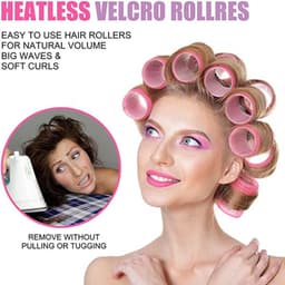 image-Hair Clip Curler Set - Fluffy Bangs Large Medium Small