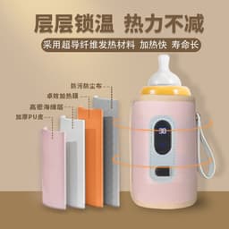 image-Maid Monkey Bottle Warmer USB - Yellow Digital Display
