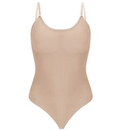 image-Seamless Bodysuit Tummy Control Hip Lift Black S