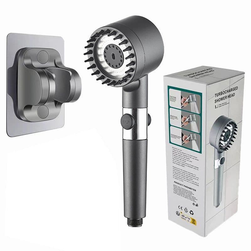 image-Handheld Shower Head Set with Bracket