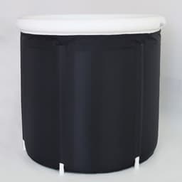 image-Black Folding Bath Barrel 75x75cm Adult