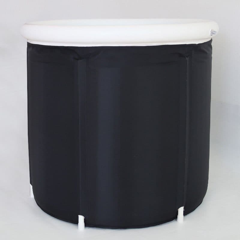 image-Black Folding Bath Barrel 75x75cm Adult