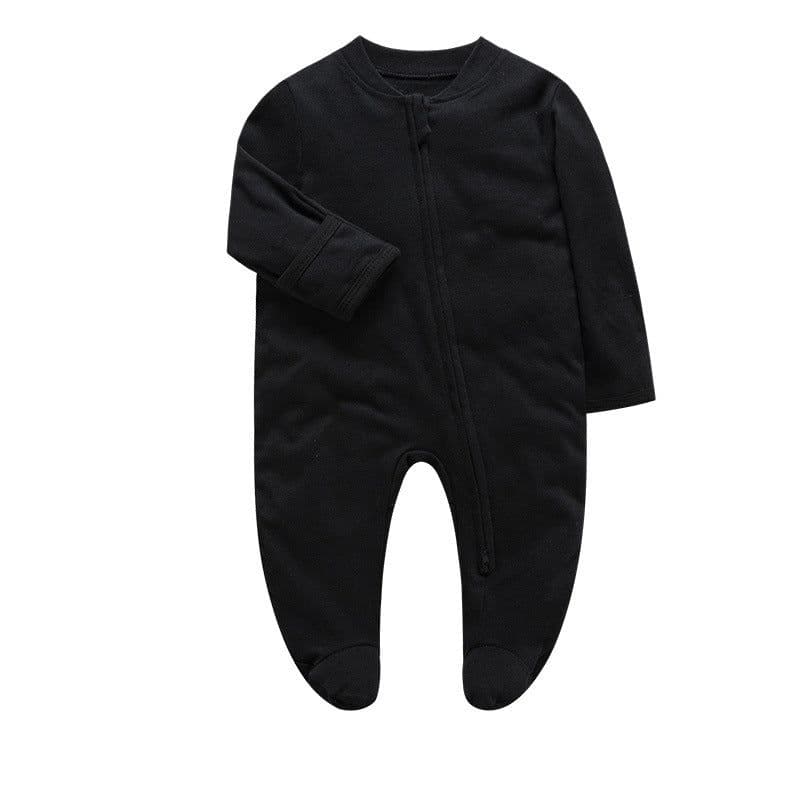 image-Baby Romper - Pink Long Sleeve Cotton 12M
