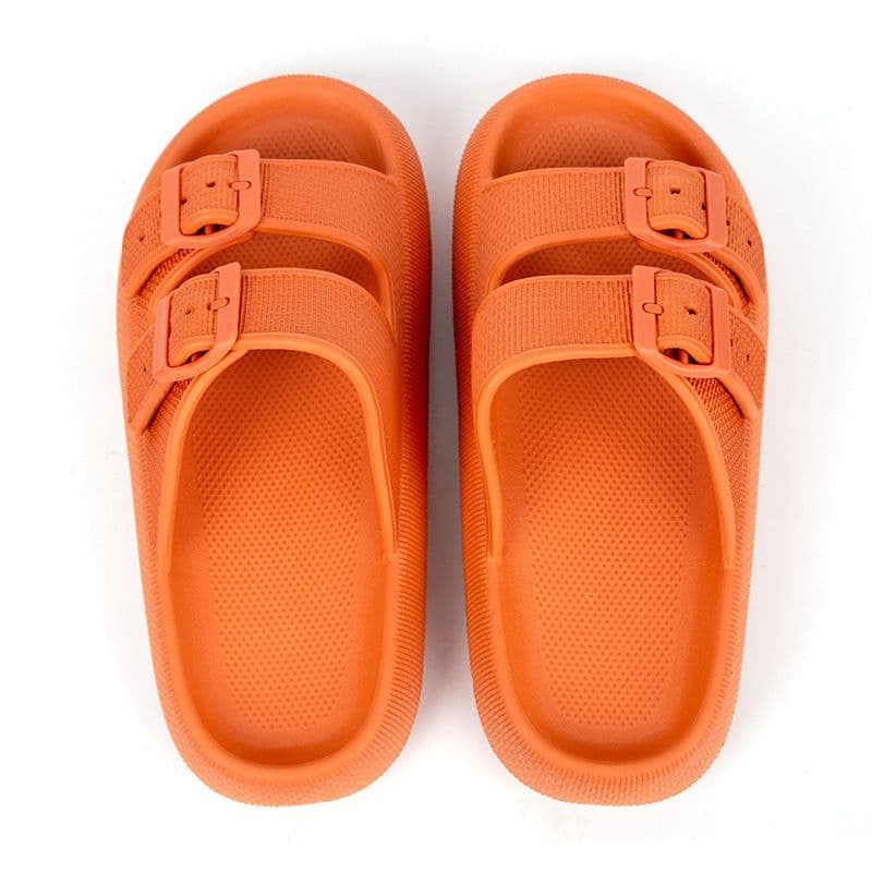 image-Mu Chun Chu Xia Thick EVA Flip Flops - Grey, Size 44-45