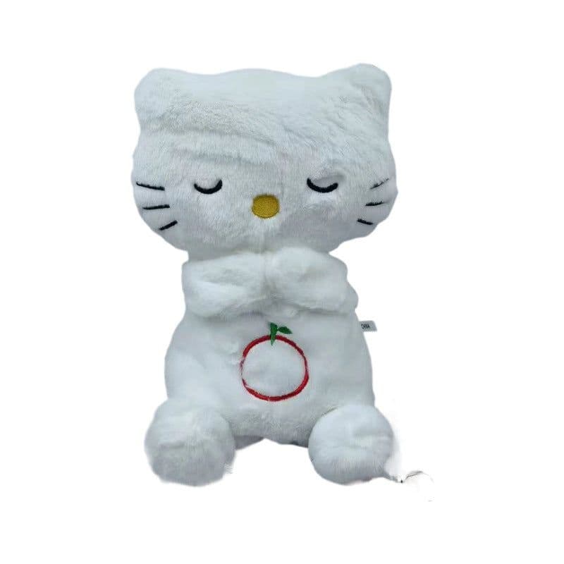 image-Breathing Elephant Plush Bear Doll - Gray, 30cm Cute Sound Music Toy
