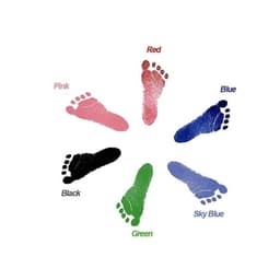 image-Cross-border special for baby footprints handprint touch skin inkless ink pad set newborn pet dog paw print souvenir