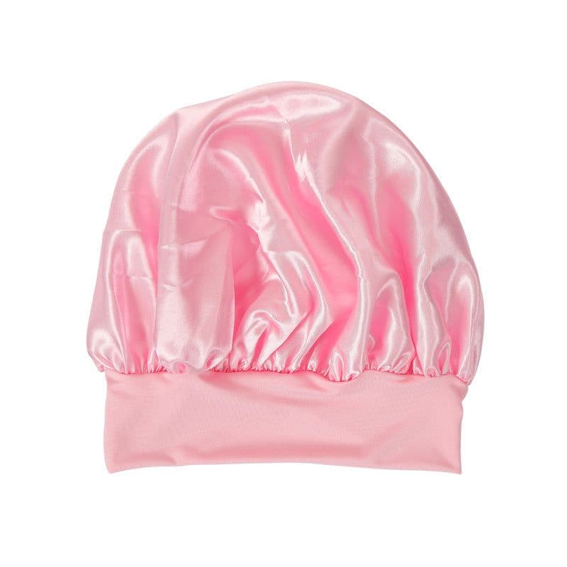 image-Amazon hot selling wide strip wide brim high elastic headband night cap ladies chemotherapy cap hair care cap