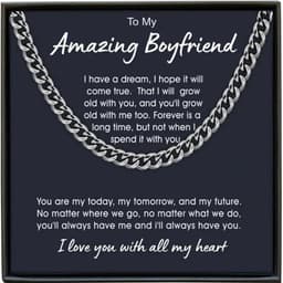 image-Cuban Link Copper Necklace - Women's Cross Chain