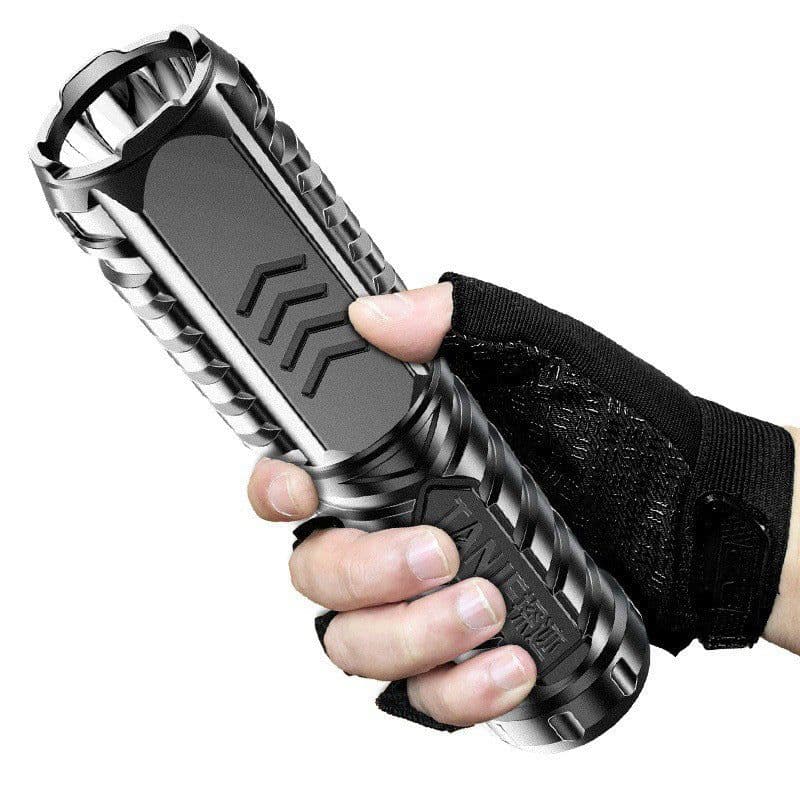 image-LED Rechargeable Flashlight USB 500m Range