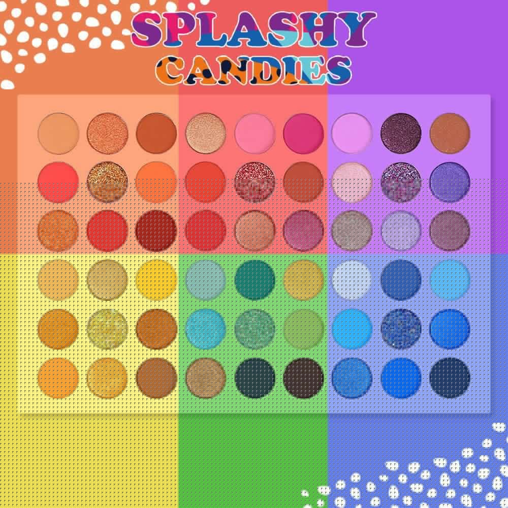 image-UCANBE Splashy Candies Eyeshadow Palette - 54 Colors
