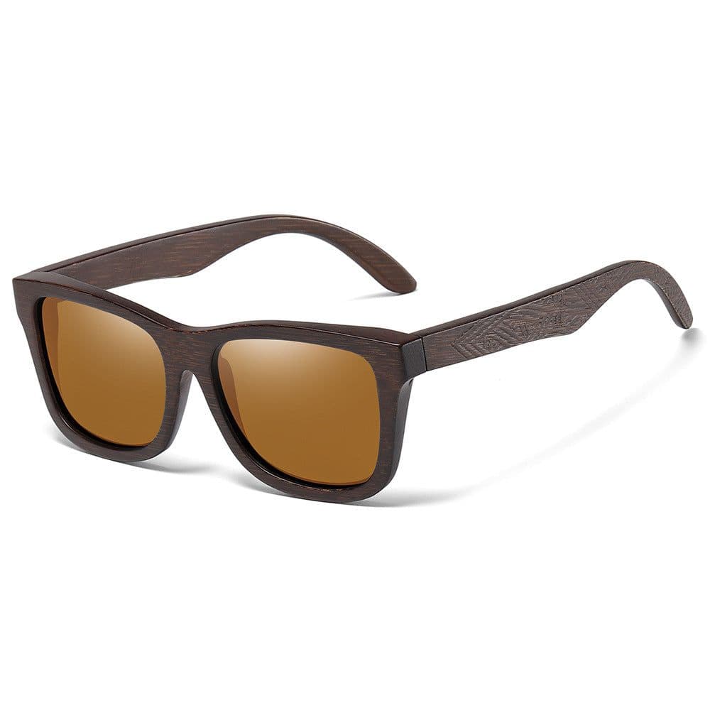 image-KITHDIA Vintage Polarized Sunglasses - Brown Oval