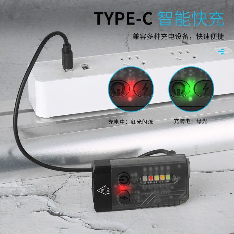 image-12W LED Flashlight - 200m Range Rechargeable