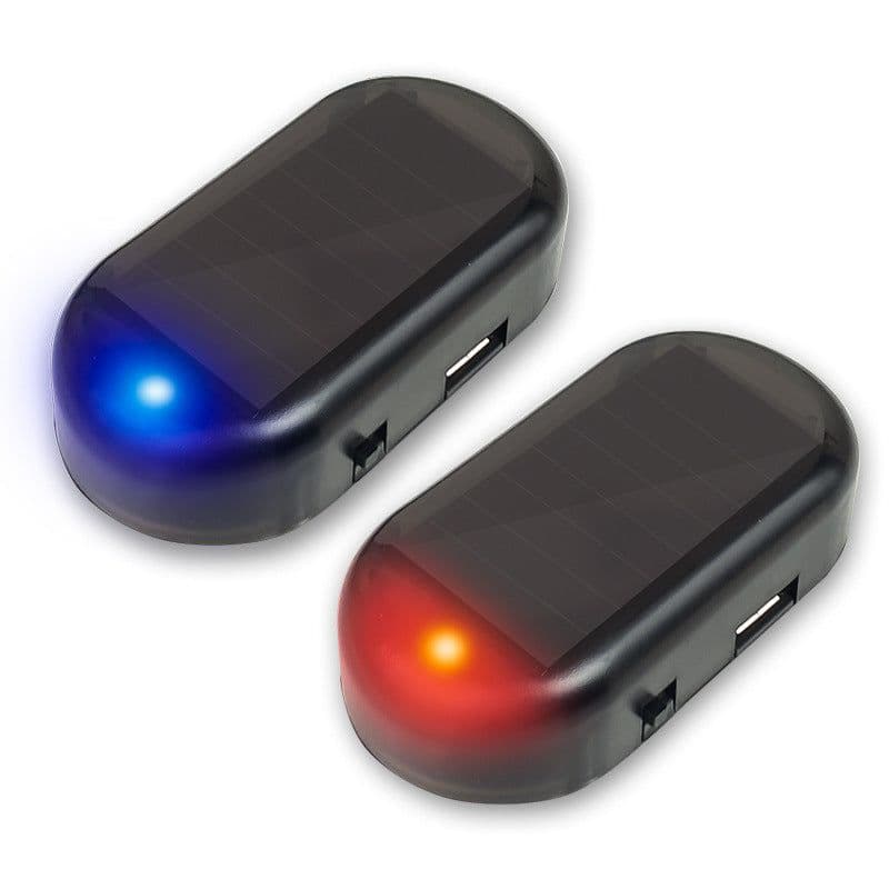 image-Car Solar Anti-Theft LED Warning Light