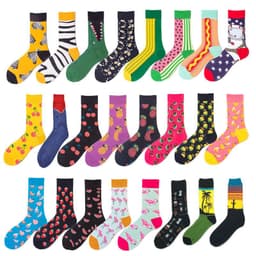 image-Cotton Socks Men's Mid-Tube Casual - Cityscape